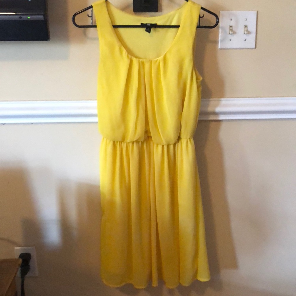 New! Yellow dress.